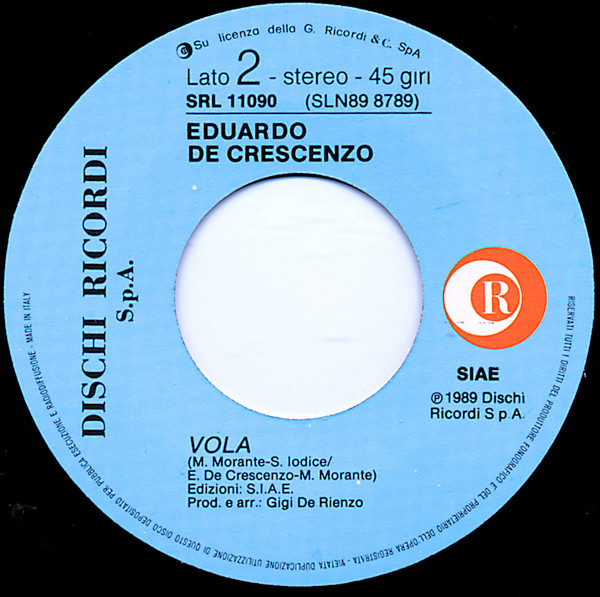 Eduardo De Crescenzo - Come Mi Vuoi | Ricordi (SRL 11090) - 4