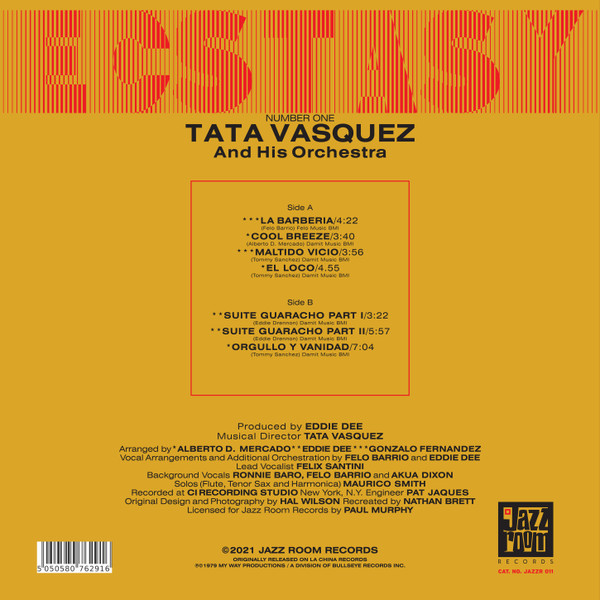 Tata Vazquez Y Su Orquesta - Ecstasy | Jazz Room Records (JAZZR 011) - 2 Tata Vazquez Y Su Orquesta - Ecstasy | Jazz Room Records (JAZZR 011) - 2