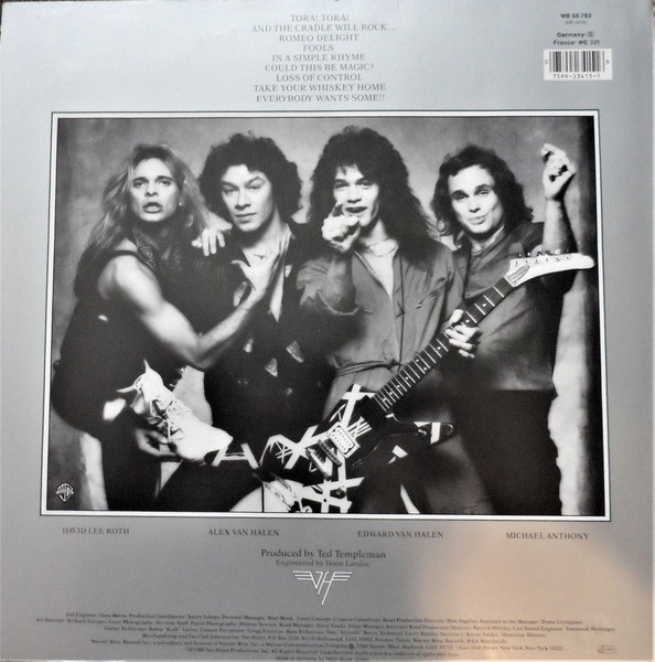 Van Halen - Women And Children First | Warner Bros. Records (K 56 793) - 2