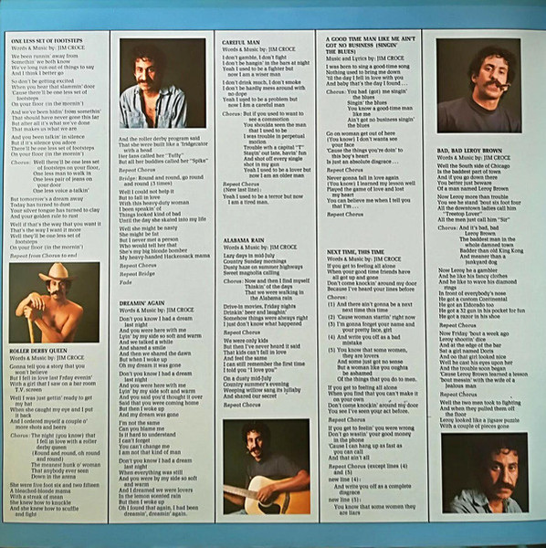Jim Croce - Life And Times | Philips (6360 701) - 2 Jim Croce - Life And Times | Philips (6360 701) - 2