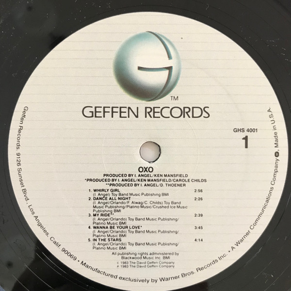 OXO - Oxo | Geffen Records (GHS 4001) - 3 OXO - Oxo | Geffen Records (GHS 4001) - 3