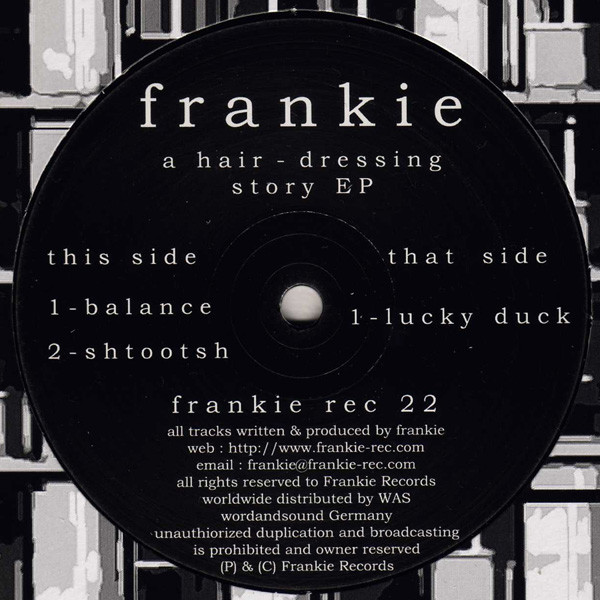 Frankie - A Hair - Dressing Story EP | Frankie Rec (frankie rec 22) - 4