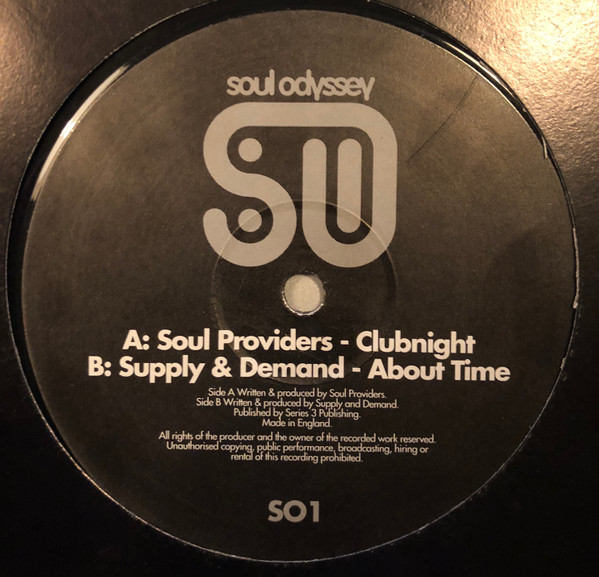 Soul Providers & Supply & Demand - Clubnight / About Time | Soul Odyssey (SO 1) - main