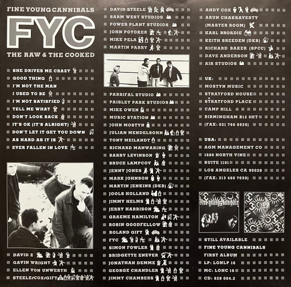 Fine Young Cannibals - The Raw & The Cooked | London Records (828 069. 1) - 4 Fine Young Cannibals - The Raw & The Cooked | London Records (828 069. 1) - 4