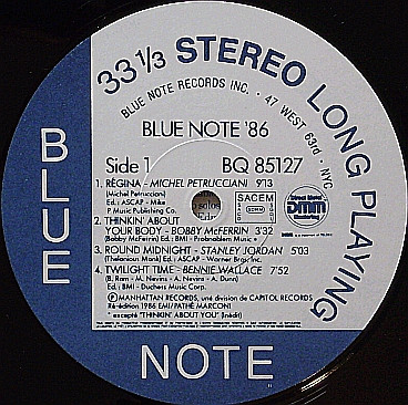 Various - Blue Note 86, A New Generation Of Jazz | Blue Note (BQ 85127)
