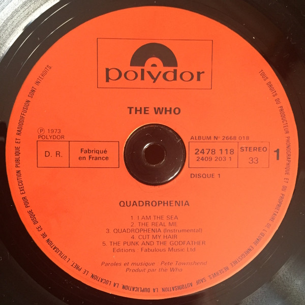 The Who - Quadrophenia | Polydor (2668 018) - 3 The Who - Quadrophenia | Polydor (2668 018) - 3