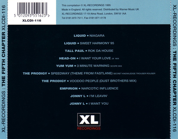 Various - XL Recordings: The Fifth Chapter - The Heavyweight Selection | XL Recordings (XLCDI-116) - 2