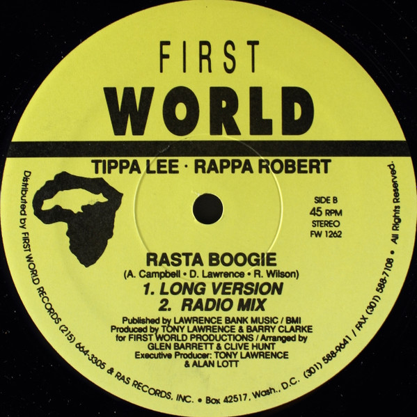 Tippa Lee - Rappa Robert - Rasta Boogie | First World (FW 1262) - 2 Tippa Lee - Rappa Robert - Rasta Boogie | First World (FW 1262) - 2