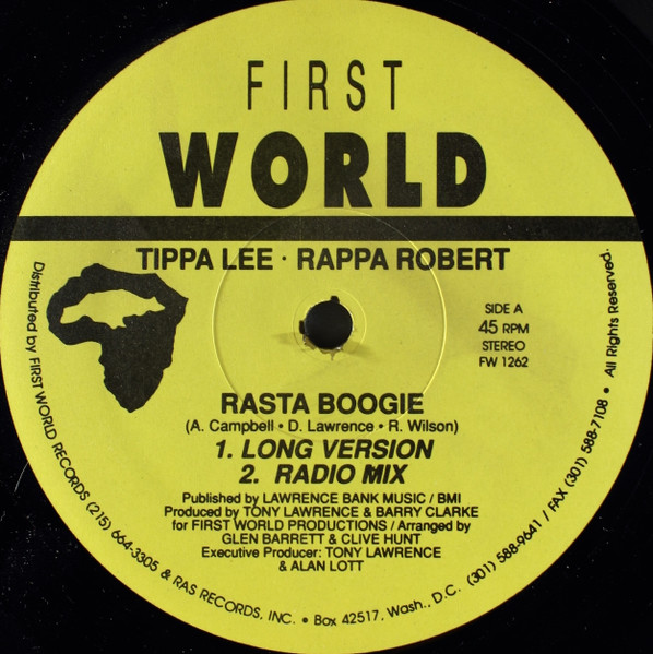 Tippa Lee - Rappa Robert - Rasta Boogie | First World (FW 1262)