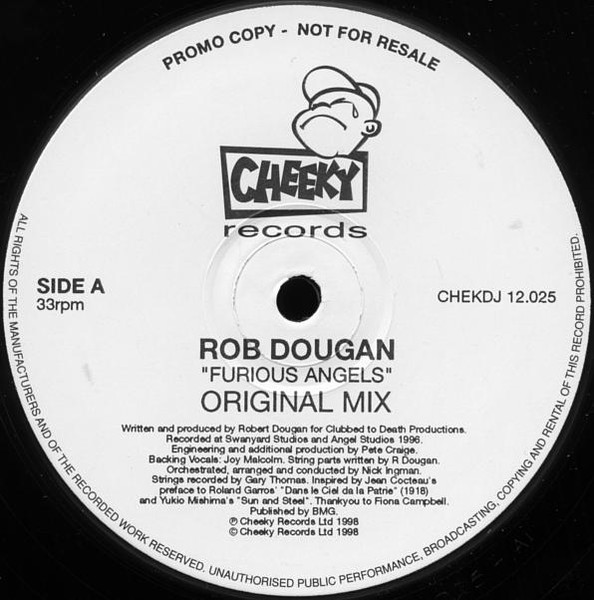Rob Dougan - Furious Angels | Cheeky Records (CHEKDJ 12.025) - main