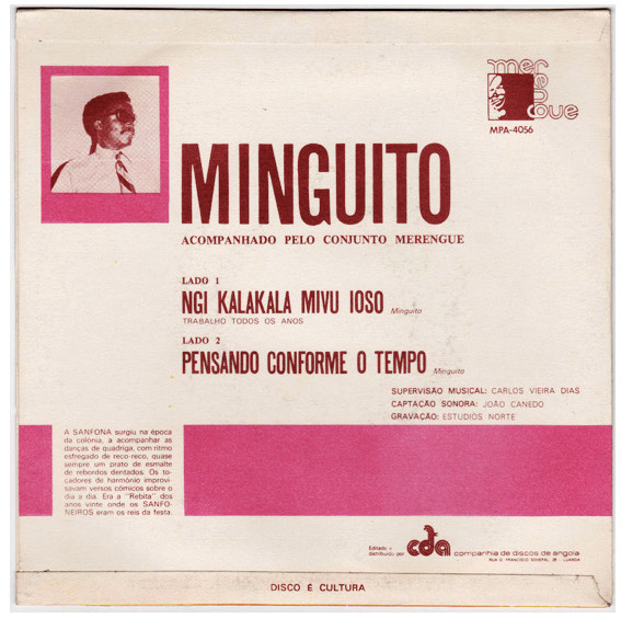 Minguito - Ngi Kalakala Mivu Ioso / Pensando Conforme O Tempo | Merengue (MPA-4056) - main