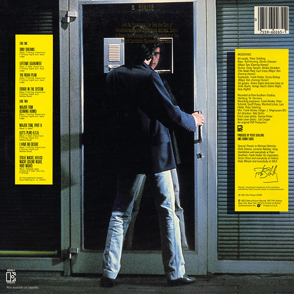 Peter Schilling - Error In The System | Elektra (9 60265-1) - 2