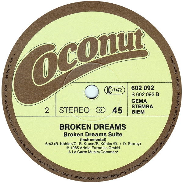 Broken Dreams - Broken Dreams | Coconut (602 092) - 4
