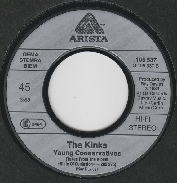 The Kinks - Don't Forget To Dance / Young Conservatives | Arista (105 537) - 4