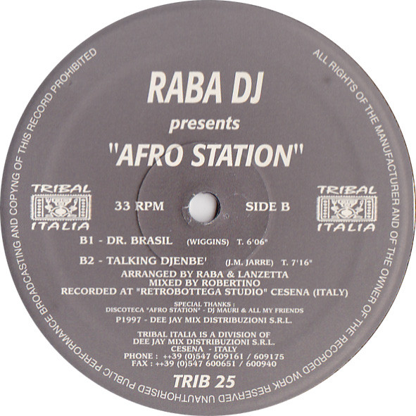 Raba - Afro Station | Tribal Italia (TRIB 25) - 3