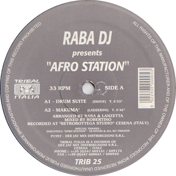 Raba - Afro Station | Tribal Italia (TRIB 25) - 2