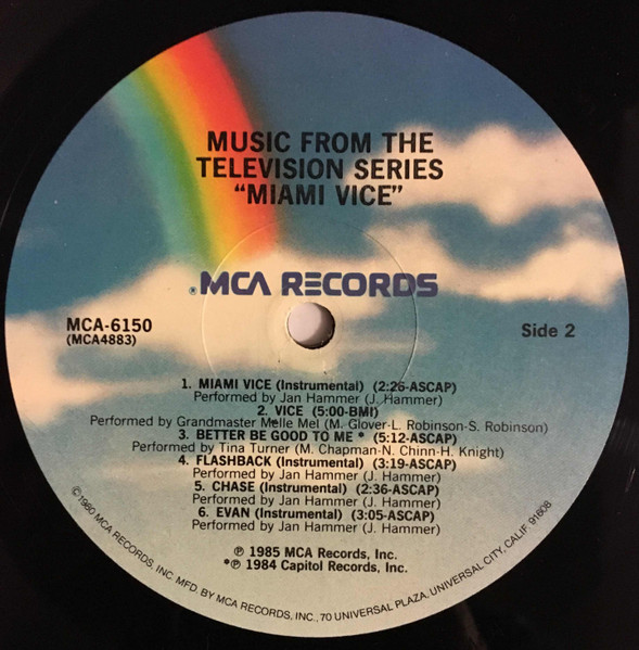 Various - Music From The Television Series "Miami Vice" | MCA Records (MCA-6150) - 4 Various - Music From The Television Series "Miami Vice" | MCA Records (MCA-6150) - 4