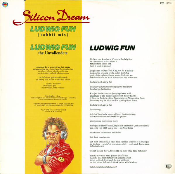 Silicon Dream - Ludwig Fun (Rabbit Mix) | Blow Up (INT 125.755) - 3