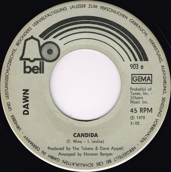 Dawn - Candida | Bell Records (903) - 3