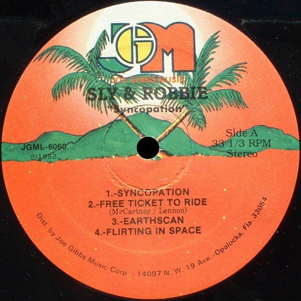 Sly & Robbie - Syncopation [Vinyl] | Joe Gibbs Music (JGML 6060) - 3