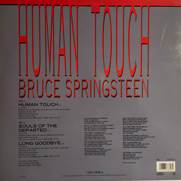 Bruce Springsteen - Human Touch | Columbia (COL 657872 6) - main