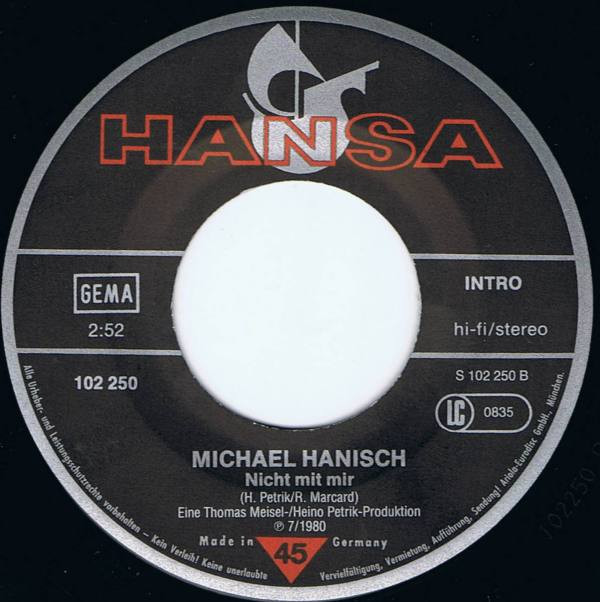 Michael Hanisch - Ich Will Leben | Hansa (102 250)