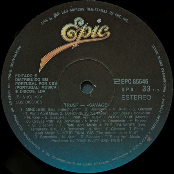 Trust - Savage | Epic (EPC 85546) - 3