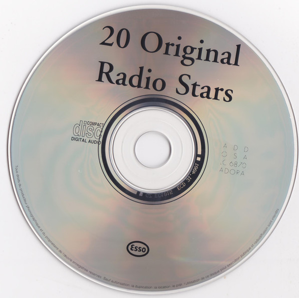 Various - 20 Original Radio Stars | Esso (none) - 3 Various - 20 Original Radio Stars | Esso (none) - 3