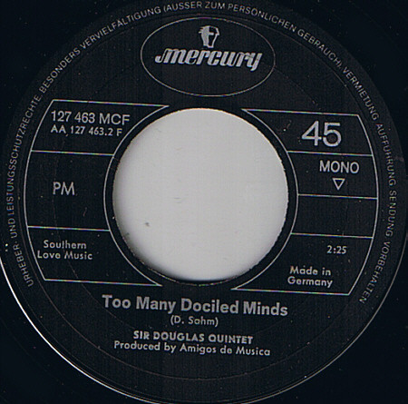 Sir Douglas Quintet - Dynamite Woman | Mercury (127 463 MCF) - 4