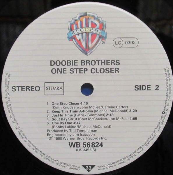 The Doobie Brothers - One Step Closer | Warner Bros. Records (WB 56 824) - 4 The Doobie Brothers - One Step Closer | Warner Bros. Records (WB 56 824) - 4