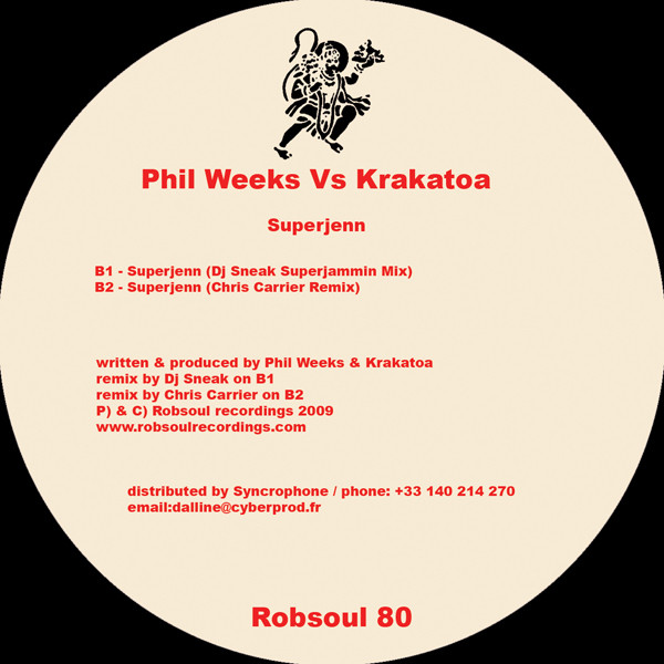 Phil Weeks vs Krakatoa - Superjenn | Robsoul Recordings (Robsoul 80)