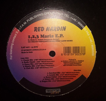 Red Hardin - 1,2,3, Maria E.P. | Movimento Latino (LAT 007) - main Red Hardin - 1,2,3, Maria E.P. | Movimento Latino (LAT 007) - main