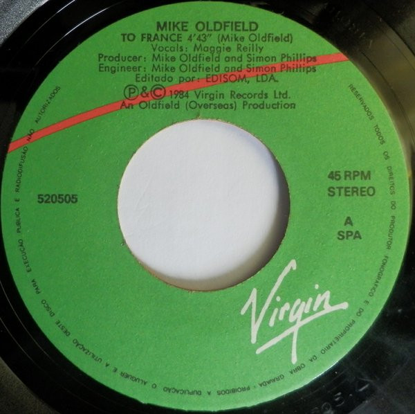 Mike Oldfield - To France | Virgin (520505) - 3
