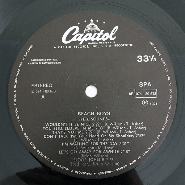 The Beach Boys - Pet Sounds | Capitol Records (11C 076-80673) - 3