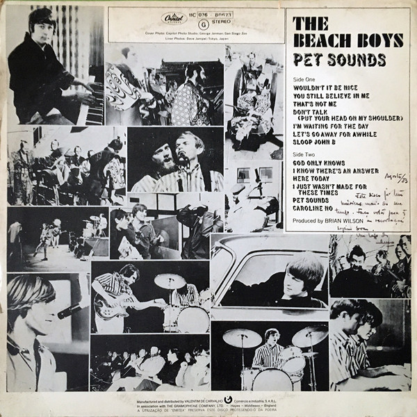 The Beach Boys - Pet Sounds | Capitol Records (11C 076-80673) - 2