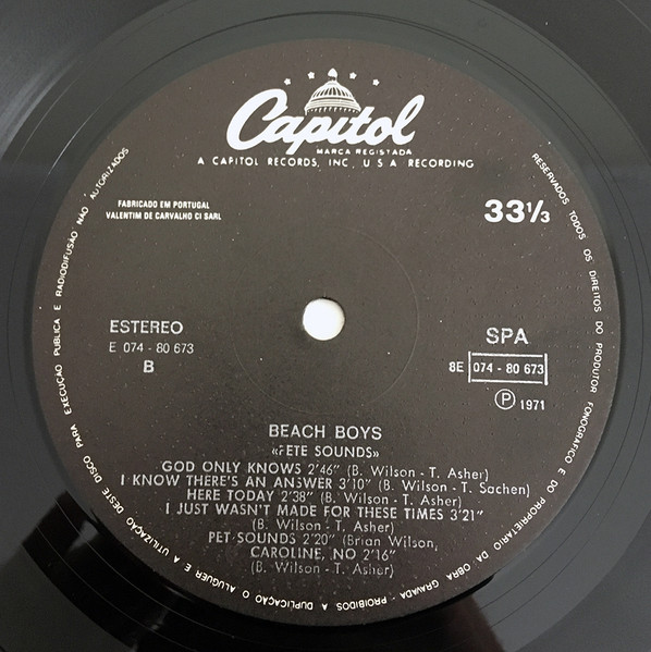The Beach Boys - Pet Sounds | Capitol Records (11C 076-80673) - 4