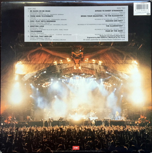 Iron Maiden - A Real Live One | EMI (EMD 1042) - 4