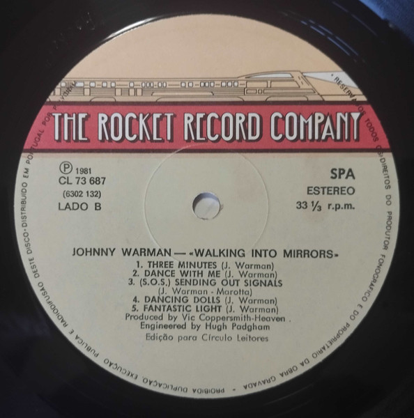 Johnny Warman - Walking Into Mirrors | The Rocket Record Company (6302 132) - 4