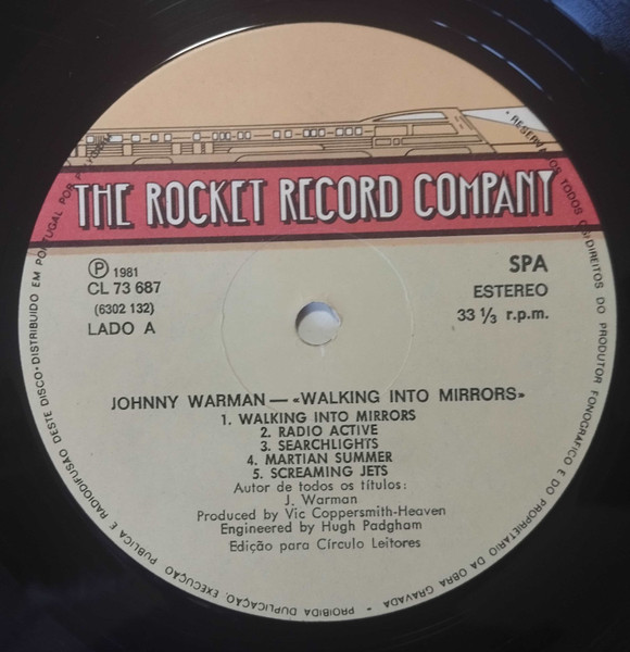 Johnny Warman - Walking Into Mirrors | The Rocket Record Company (6302 132) - 3