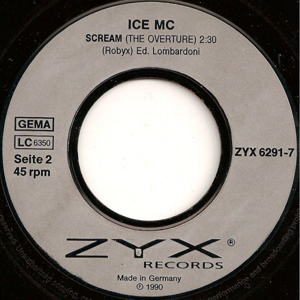 ICE MC - Scream | ZYX Records (ZYX 6291-7) - 4