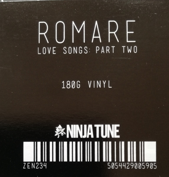 Romare - Love Songs: Part Two | Ninja Tune (ZEN234) - 2