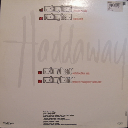 Haddaway - Rock My Heart | Scorpio Music (190 605-1) - 2 Haddaway - Rock My Heart | Scorpio Music (190 605-1) - 2