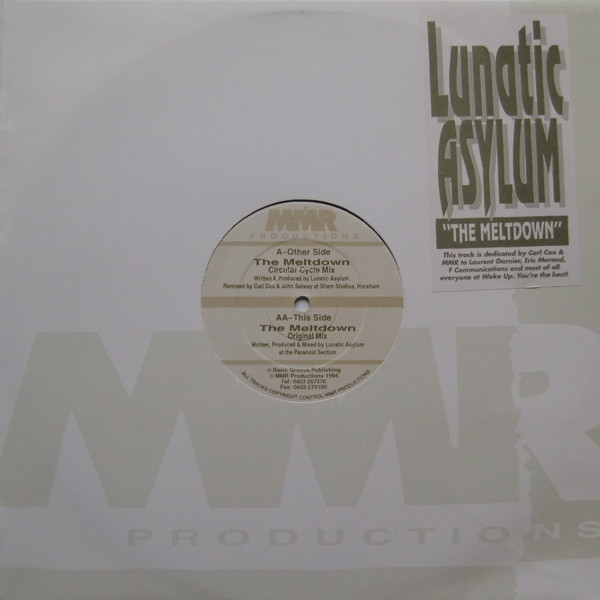 Lunatic Asylum - The Meltdown | MMR Productions (MMR008) - main Lunatic Asylum - The Meltdown | MMR Productions (MMR008) - main