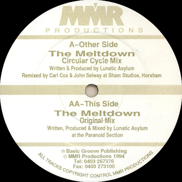 Lunatic Asylum - The Meltdown | MMR Productions (MMR008) - 3 Lunatic Asylum - The Meltdown | MMR Productions (MMR008) - 3