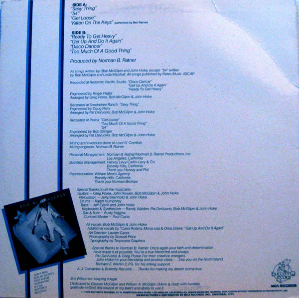 Bob McGilpin - Get Up | Butterfly Records (FLY-3104) - 2 Bob McGilpin - Get Up | Butterfly Records (FLY-3104) - 2