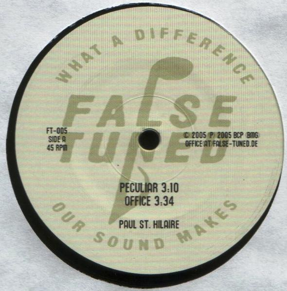 Paul St. Hilaire - Peculiar | False Tuned (FT-005)