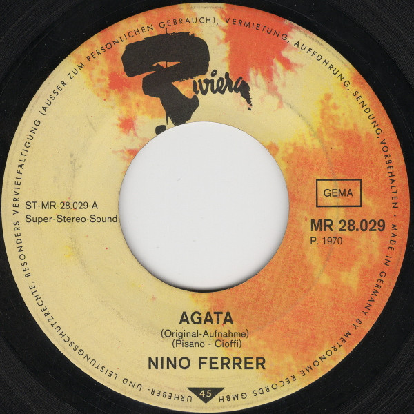 Nino Ferrer - Agata | Riviera (MR 28.029)
