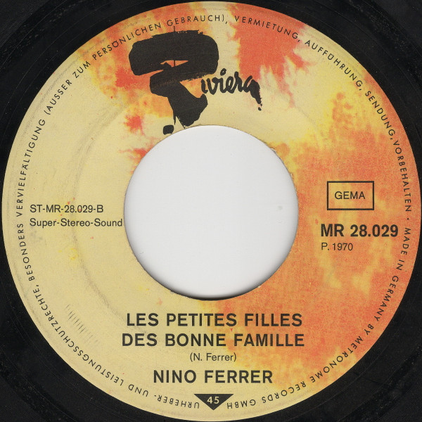 Nino Ferrer - Agata | Riviera (MR 28.029) - 2