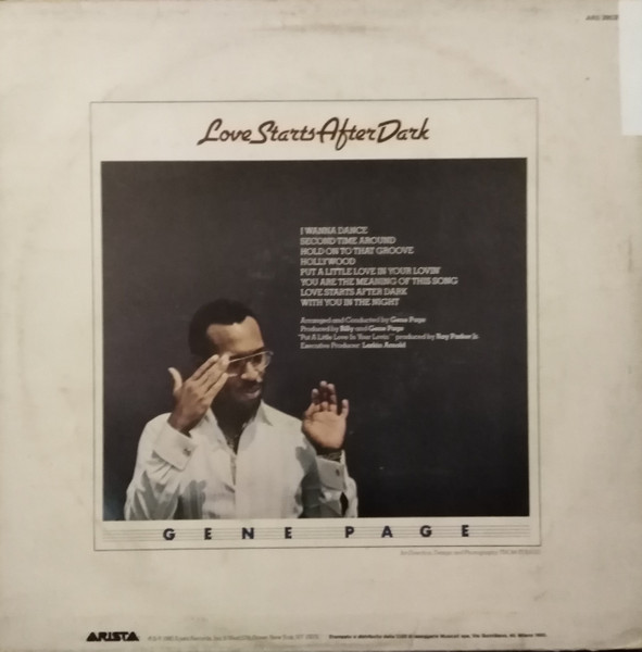 Gene Page - Love Starts After Dark | Arista (ARS 39039) - 2 Gene Page - Love Starts After Dark | Arista (ARS 39039) - 2