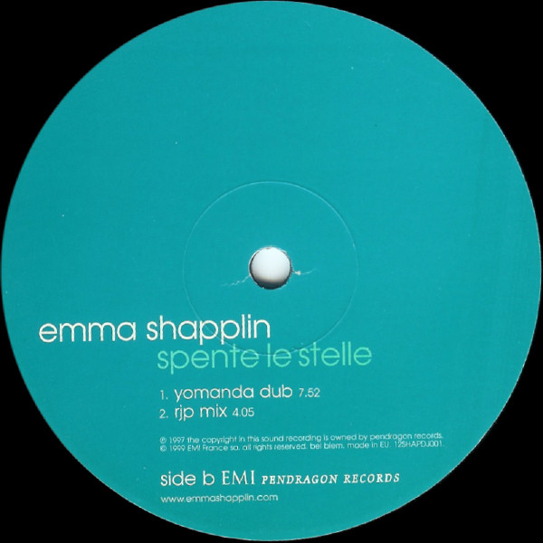 Emma Shapplin - Spente Le Stelle | EMI (12SHAPDJ001) - 2 Emma Shapplin - Spente Le Stelle | EMI (12SHAPDJ001) - 2